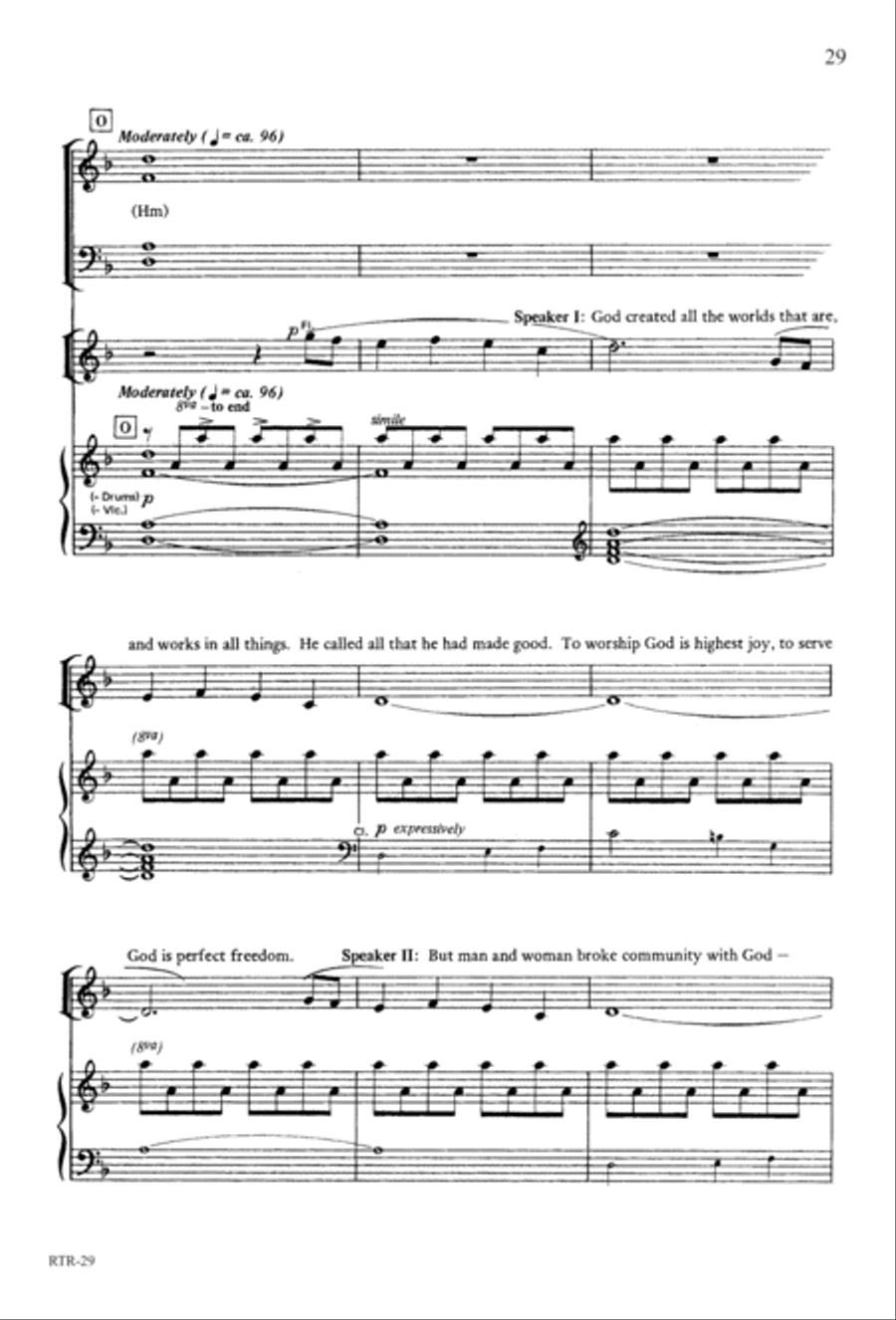 A Reason to Rejoice (Digital Download) 4-Part scores gallery preview page 31