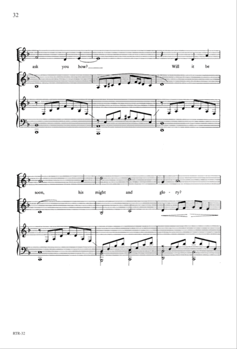 A Reason to Rejoice (Digital Download) 4-Part scores gallery preview page 34