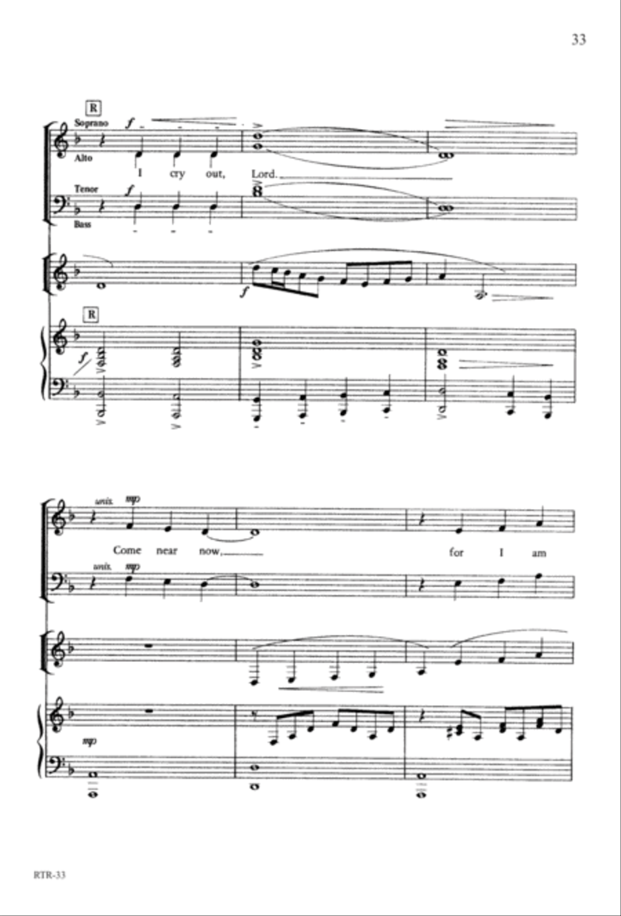 A Reason to Rejoice (Digital Download) 4-Part scores gallery preview page 35