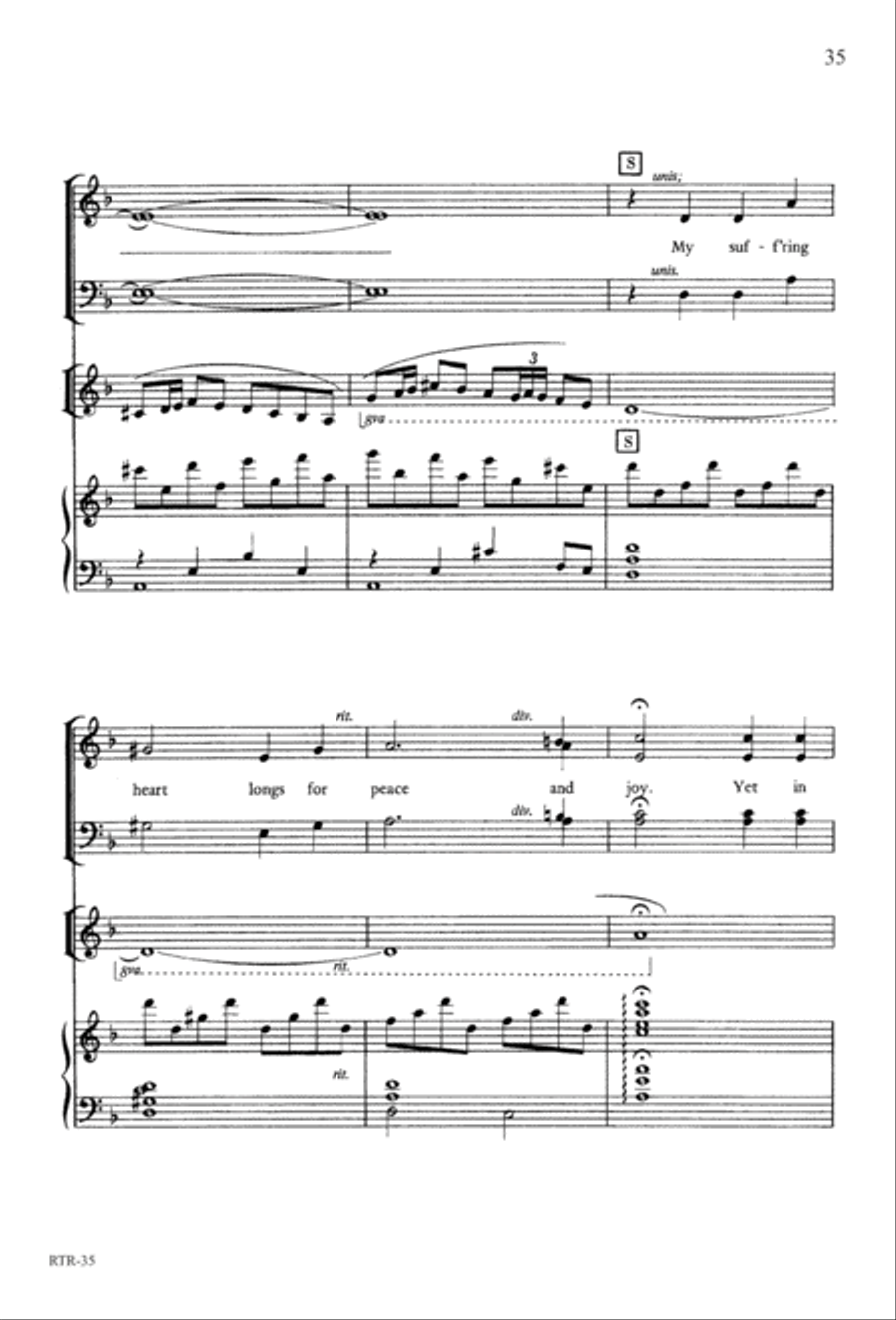 A Reason to Rejoice (Digital Download) 4-Part scores gallery preview page 37