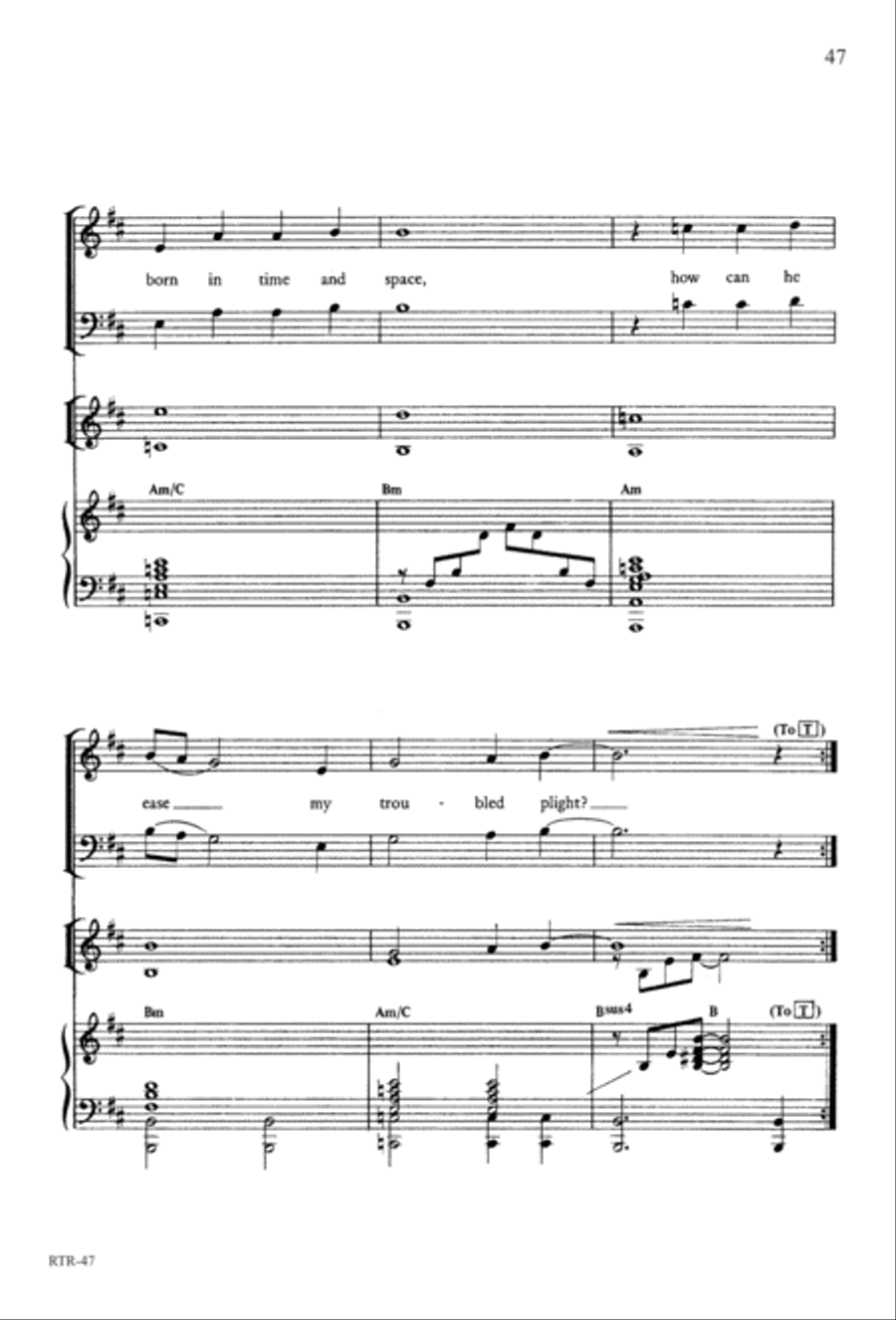 A Reason to Rejoice (Digital Download) 4-Part scores gallery preview page 49