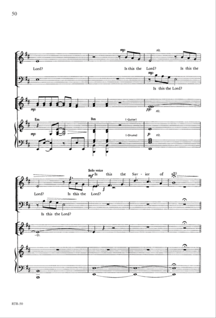 A Reason to Rejoice (Digital Download) 4-Part scores gallery preview page 52