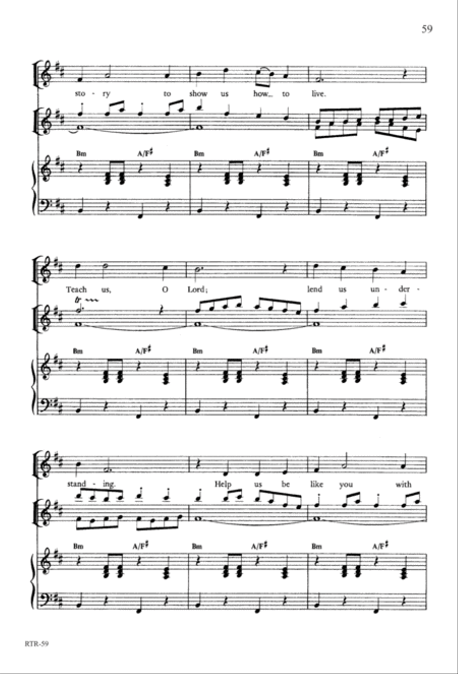 A Reason to Rejoice (Digital Download) 4-Part scores gallery preview page 61