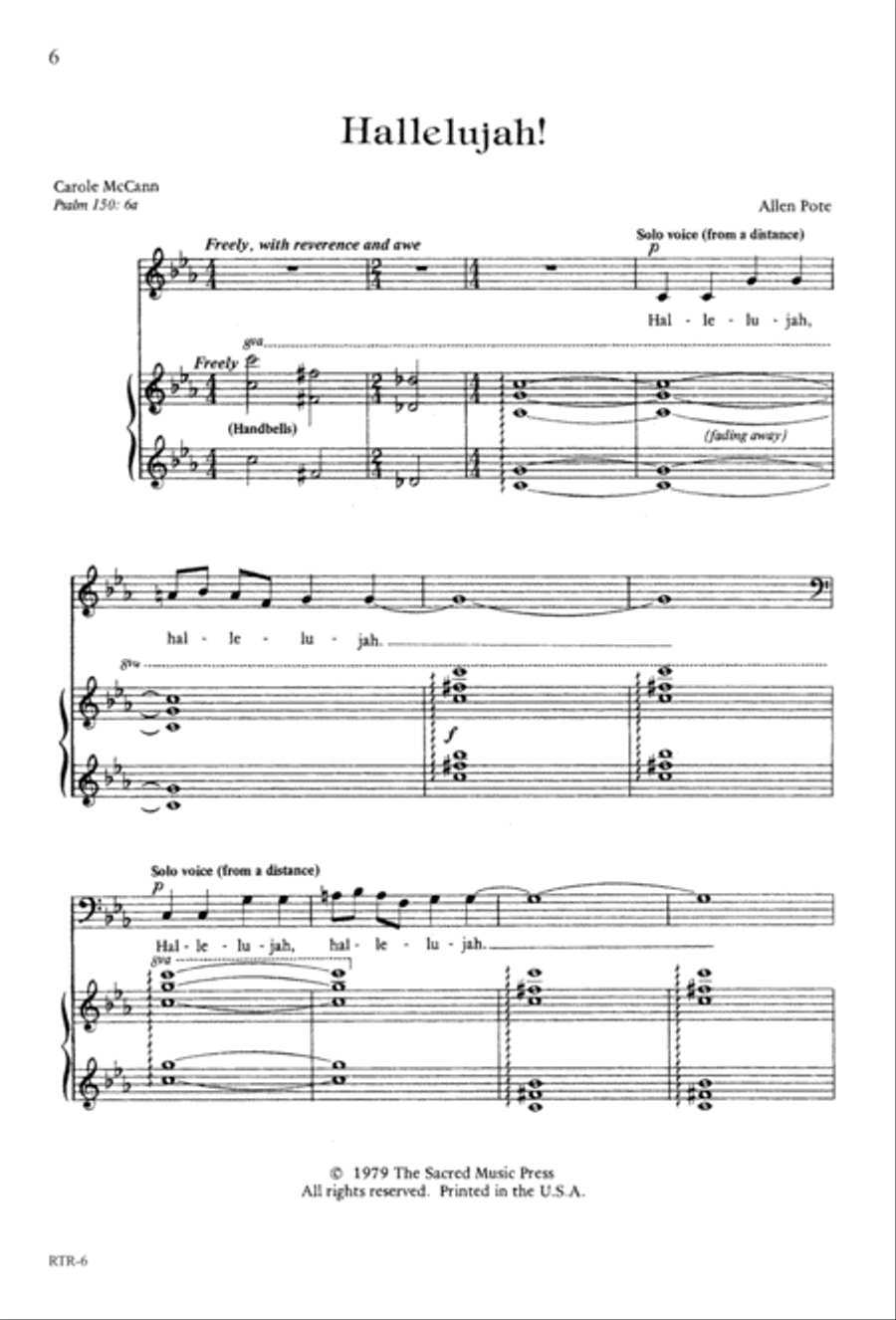 A Reason to Rejoice (Digital Download) 4-Part scores gallery preview page 8