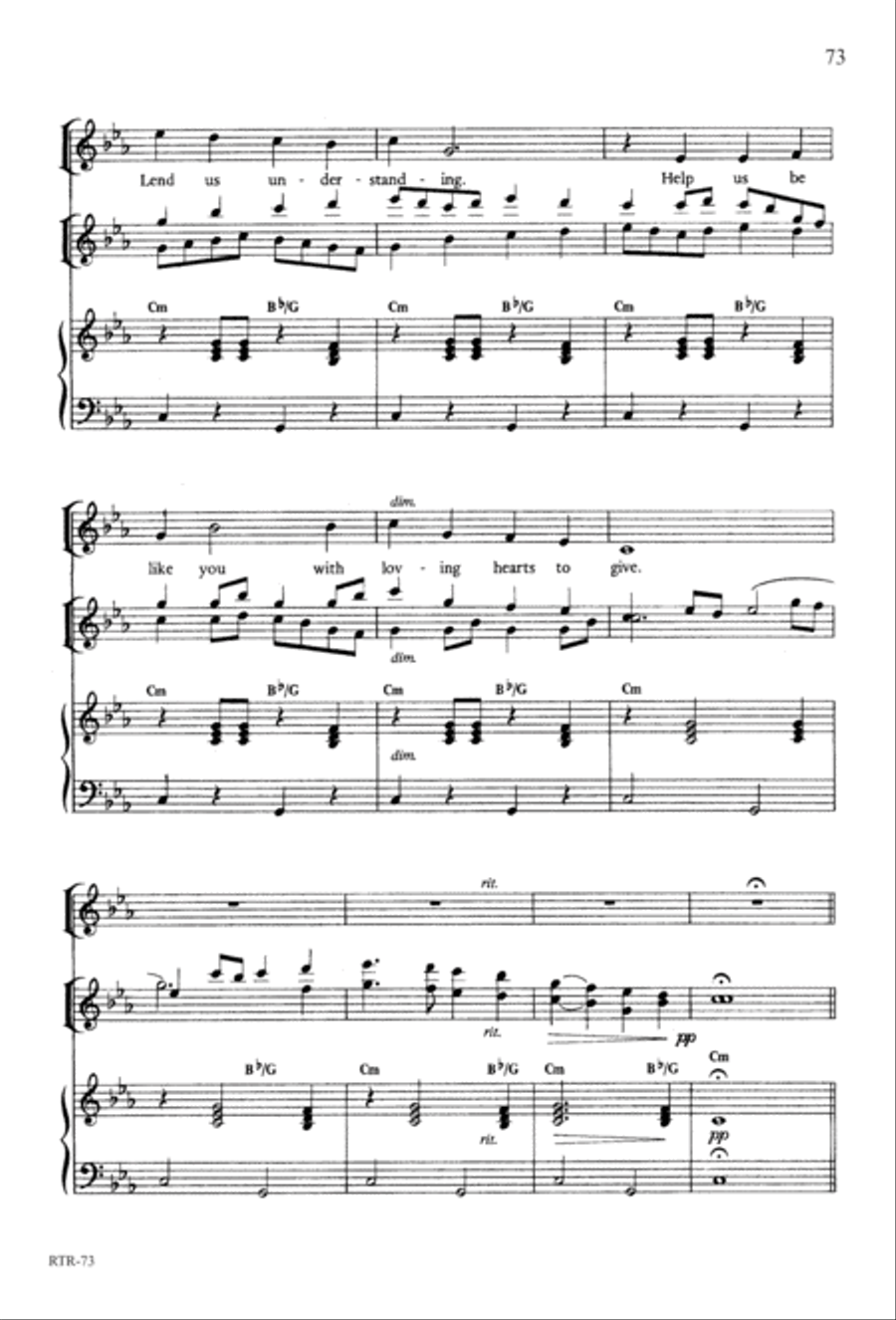 A Reason to Rejoice (Digital Download) 4-Part scores gallery preview page 75