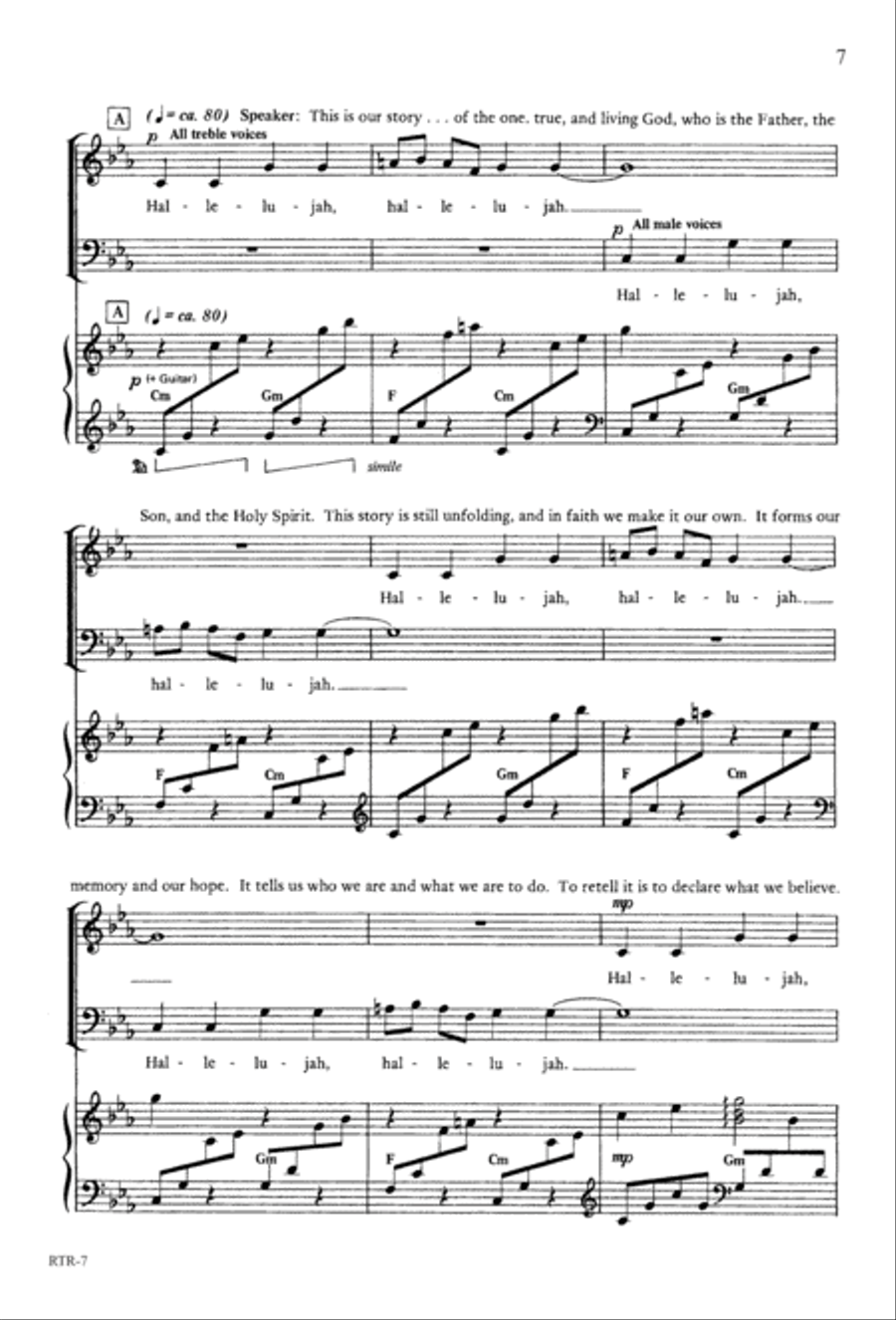 A Reason to Rejoice (Digital Download) 4-Part scores gallery preview page 9