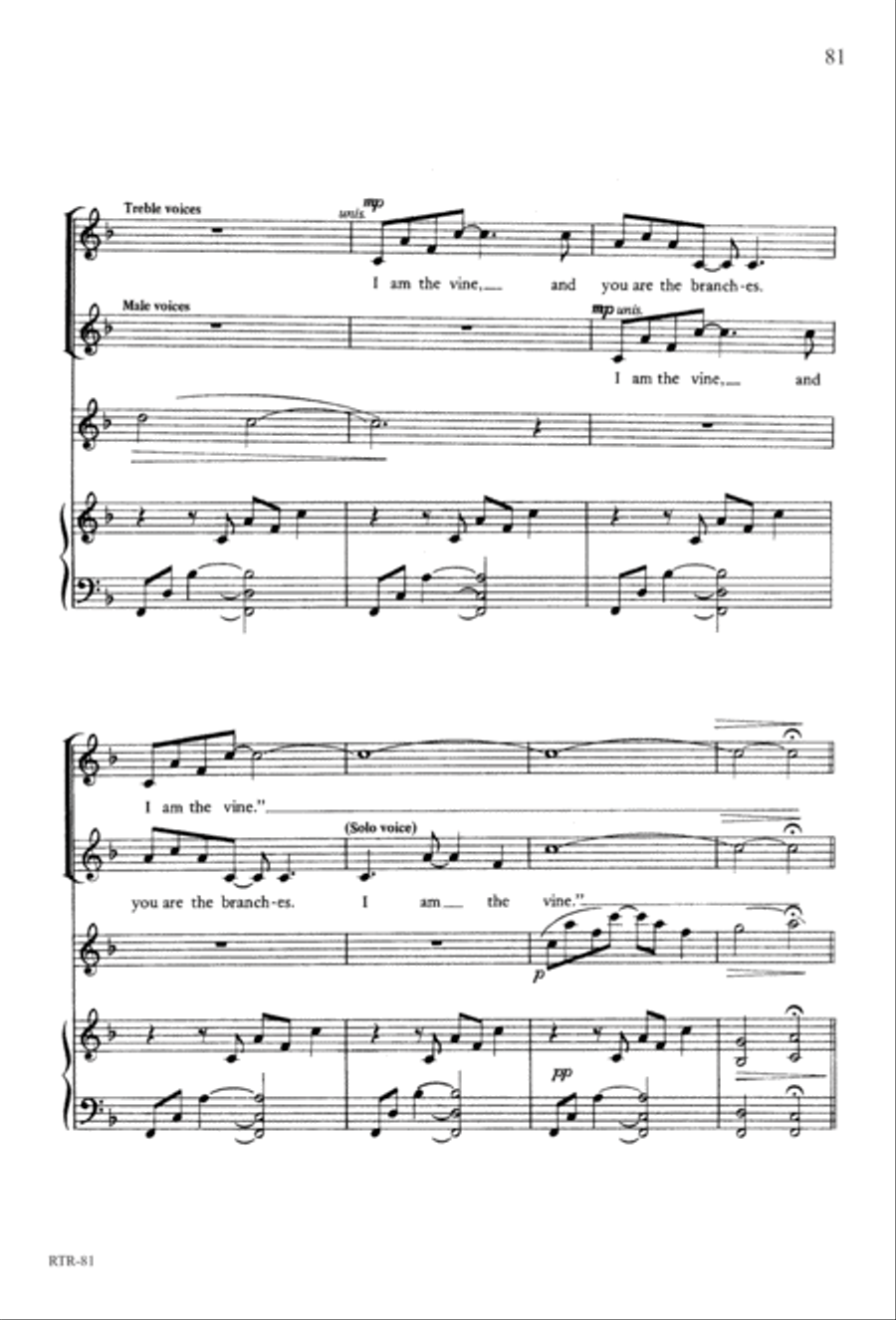 A Reason to Rejoice (Digital Download) 4-Part scores gallery preview page 83