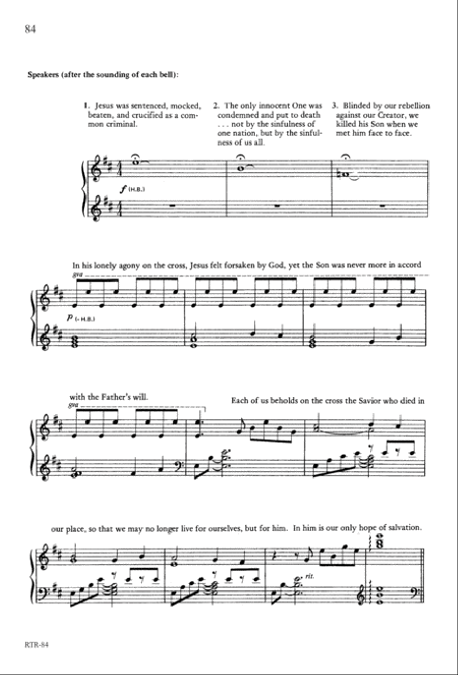 A Reason to Rejoice (Digital Download) 4-Part scores gallery preview page 86