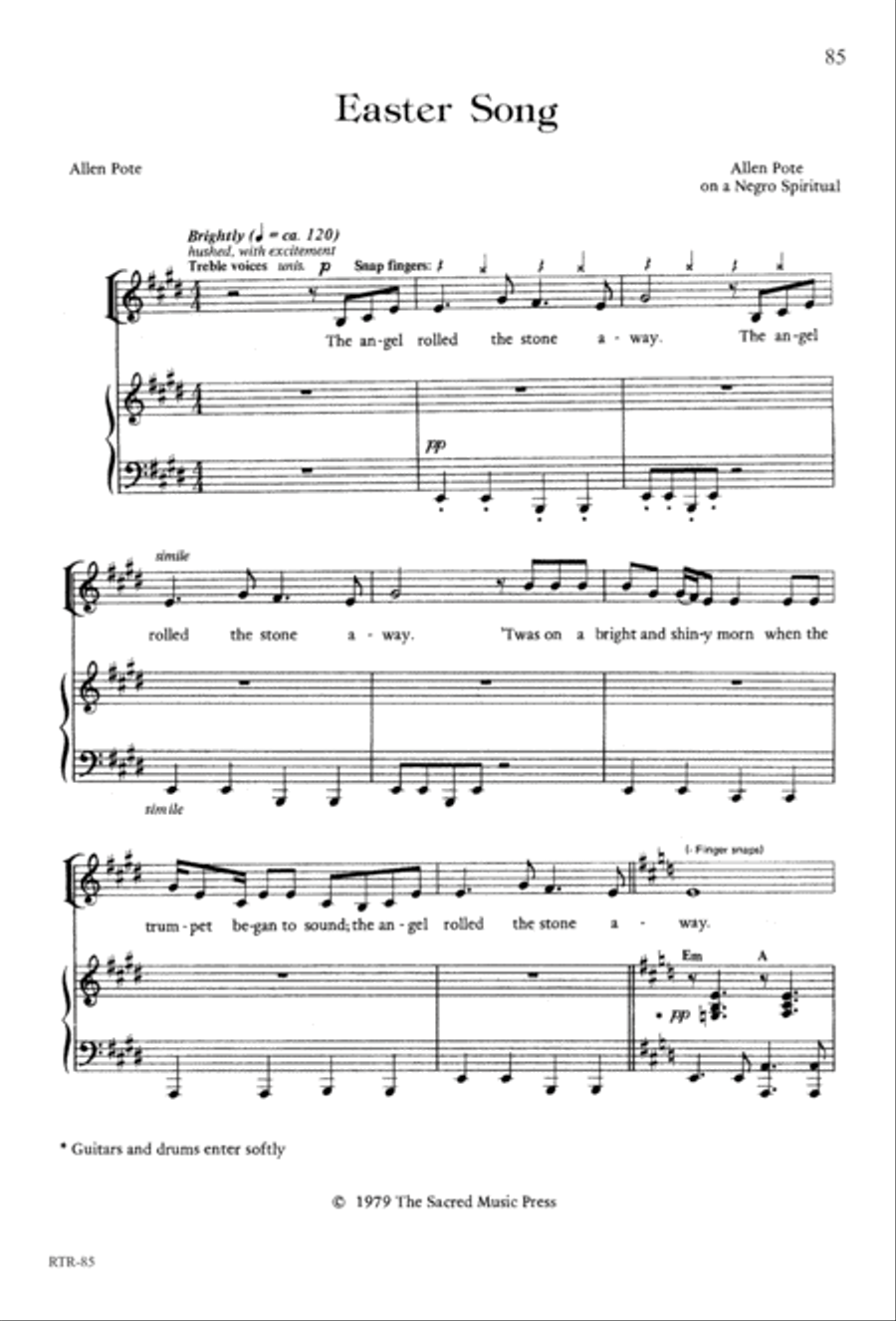 A Reason to Rejoice (Digital Download) 4-Part scores gallery preview page 87