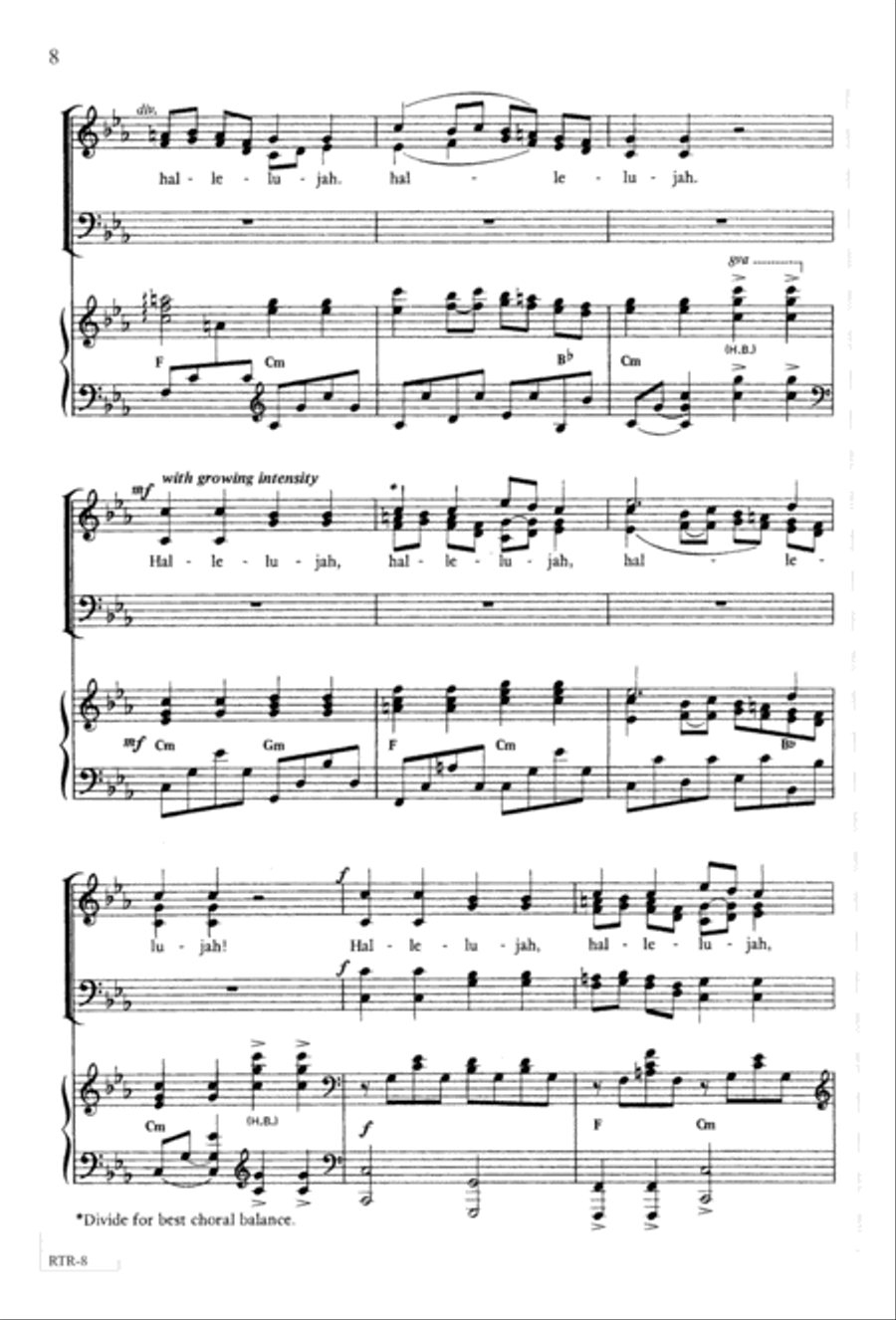 A Reason to Rejoice (Digital Download) 4-Part scores gallery preview page 10