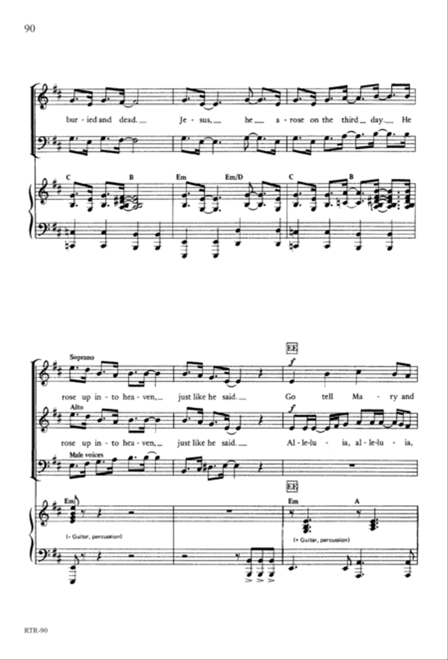 A Reason to Rejoice (Digital Download) 4-Part scores gallery preview page 92