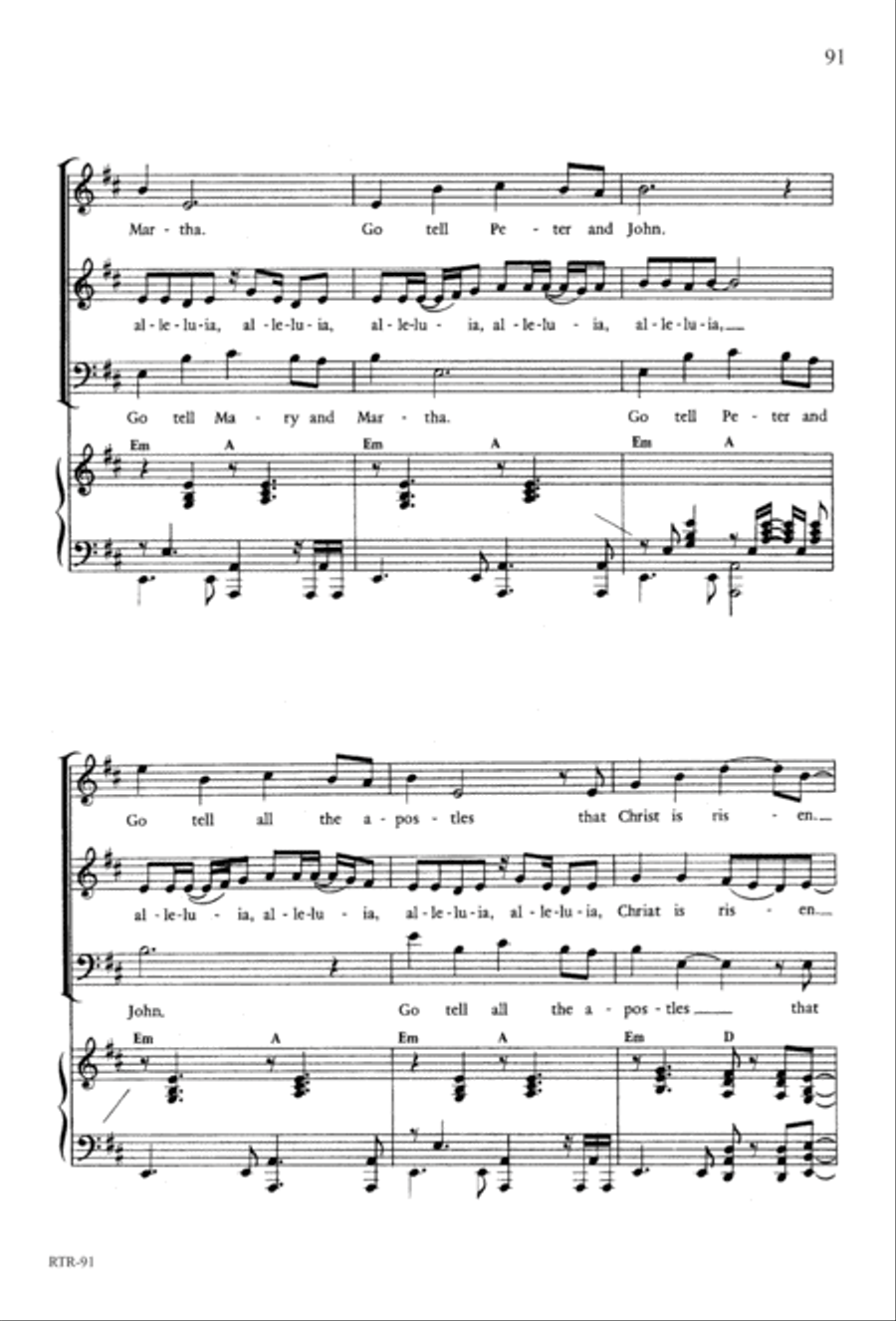 A Reason to Rejoice (Digital Download) 4-Part scores gallery preview page 93