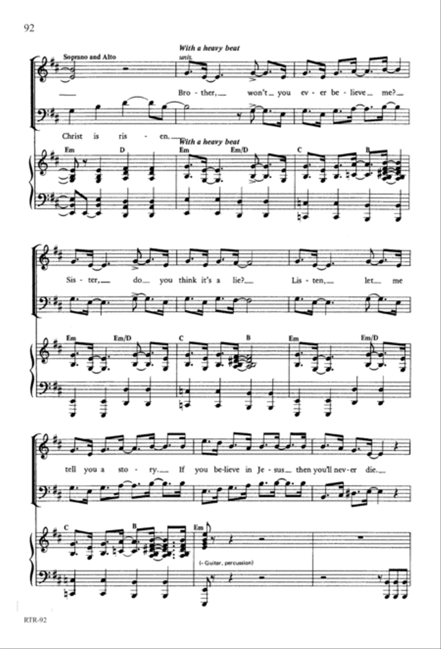 A Reason to Rejoice (Digital Download) 4-Part scores gallery preview page 94
