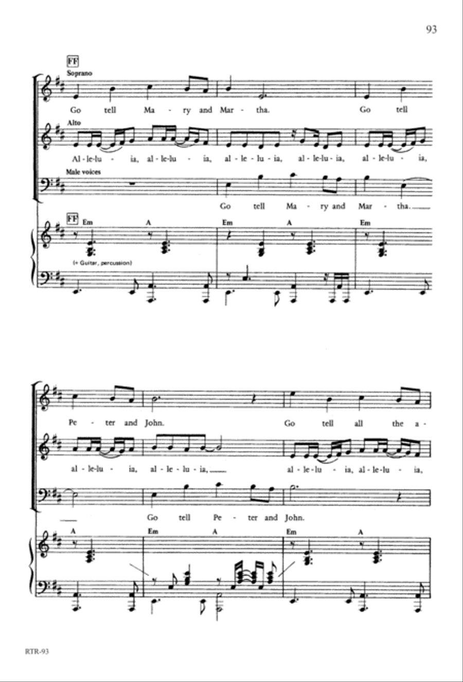 A Reason to Rejoice (Digital Download) 4-Part scores gallery preview page 95