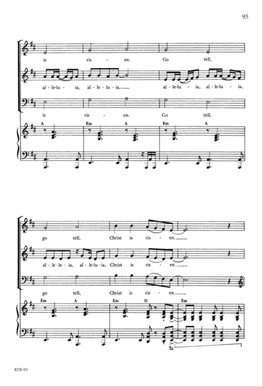 A Reason to Rejoice (Digital Download) 4-Part scores gallery preview page 97