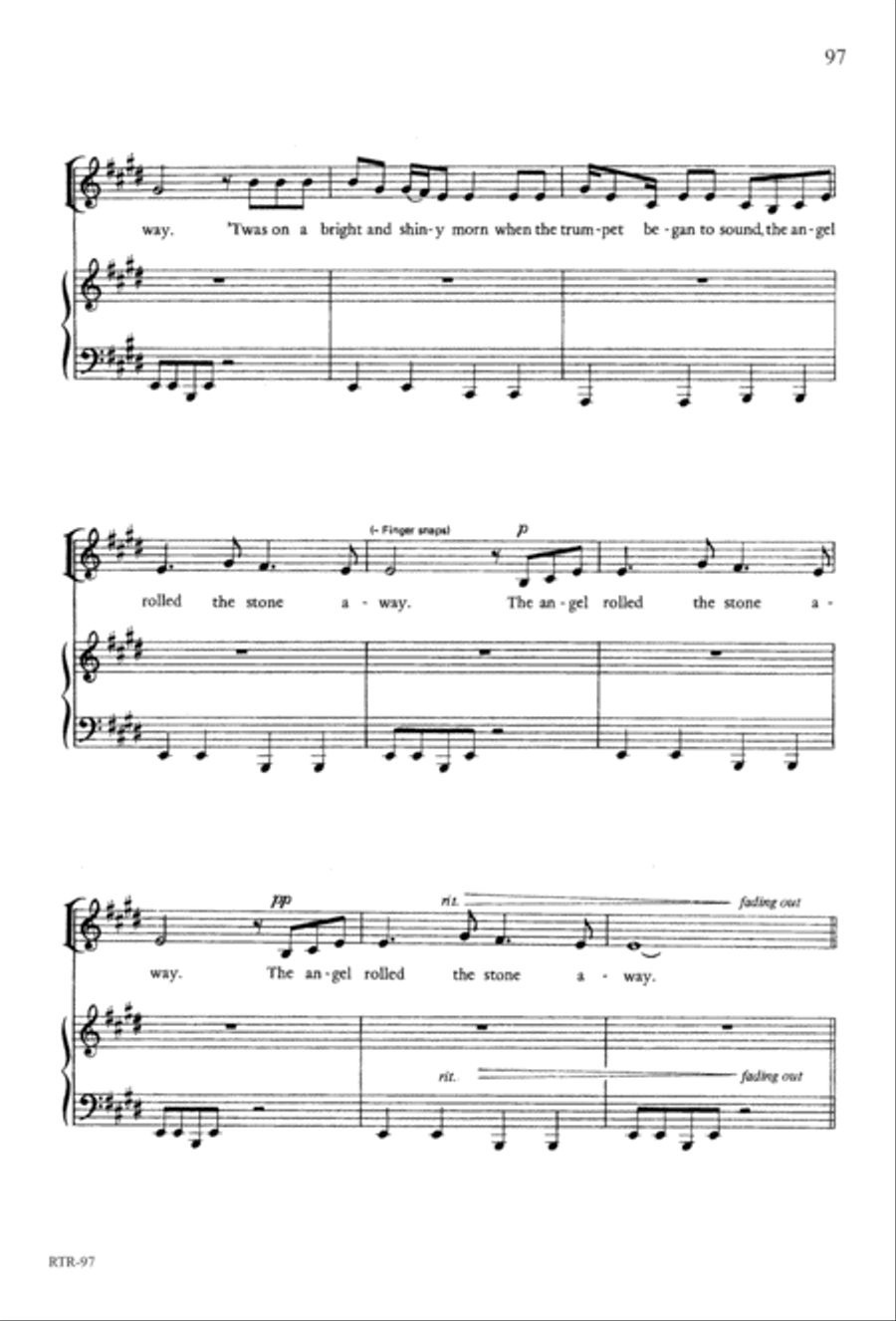 A Reason to Rejoice (Digital Download) 4-Part scores gallery preview page 99