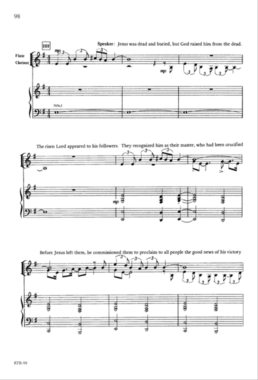 A Reason to Rejoice (Digital Download) 4-Part scores gallery preview page 100
