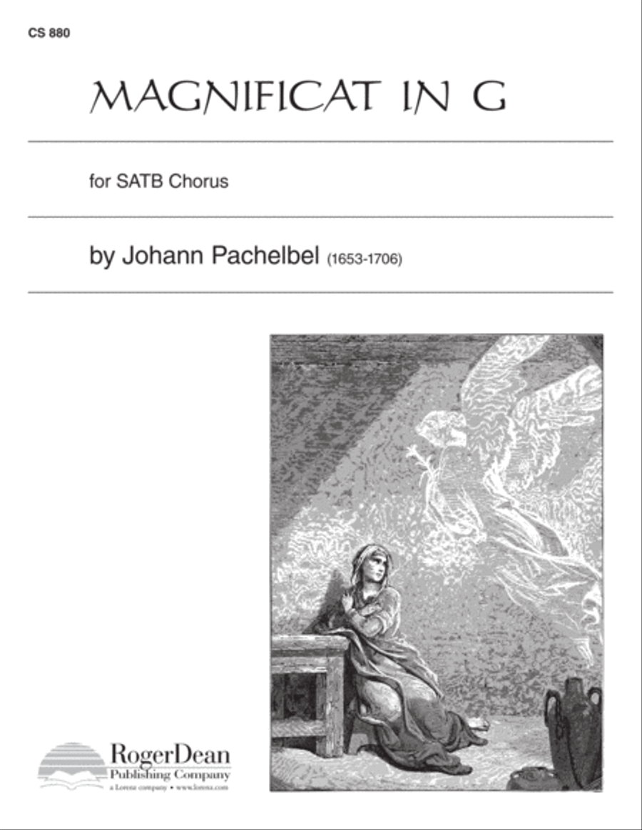 Magnificat in G (Digital Download) 4-Part scores gallery preview page 1