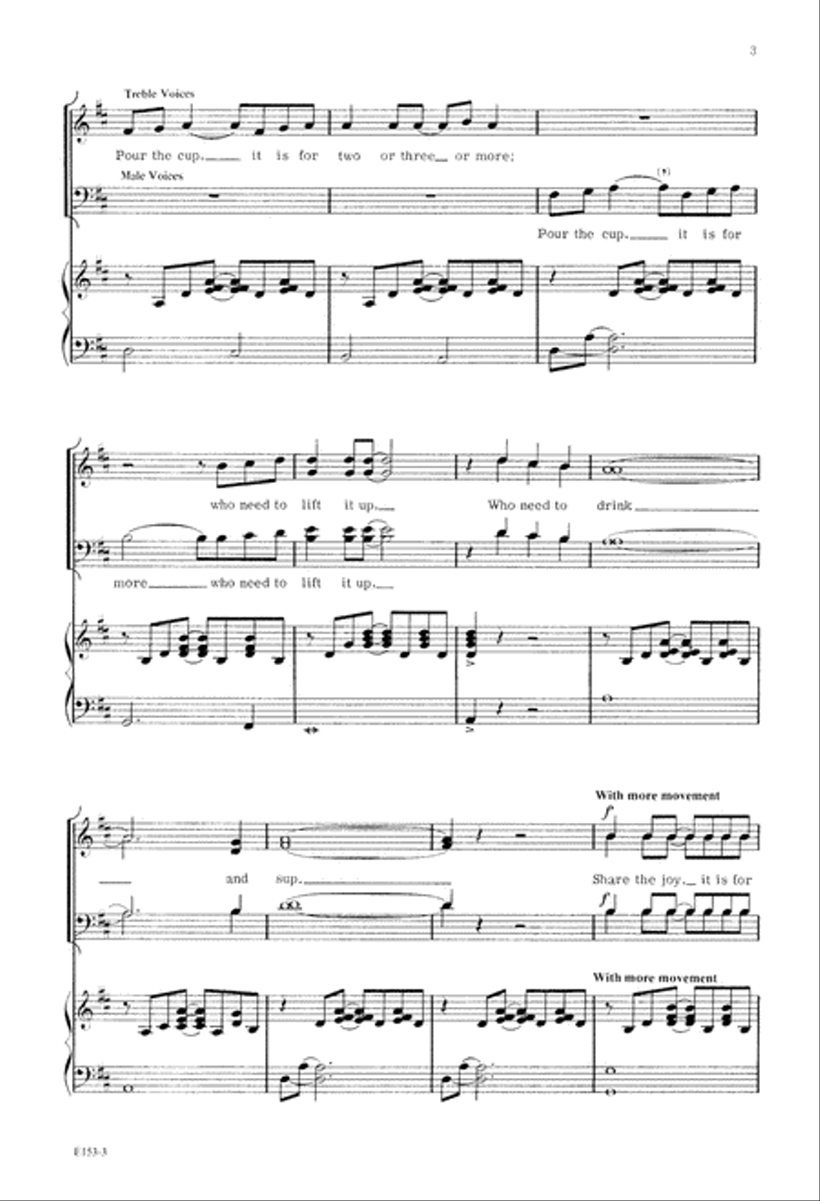 Break And Share It (Digital Download) 4-Part scores gallery preview page 3