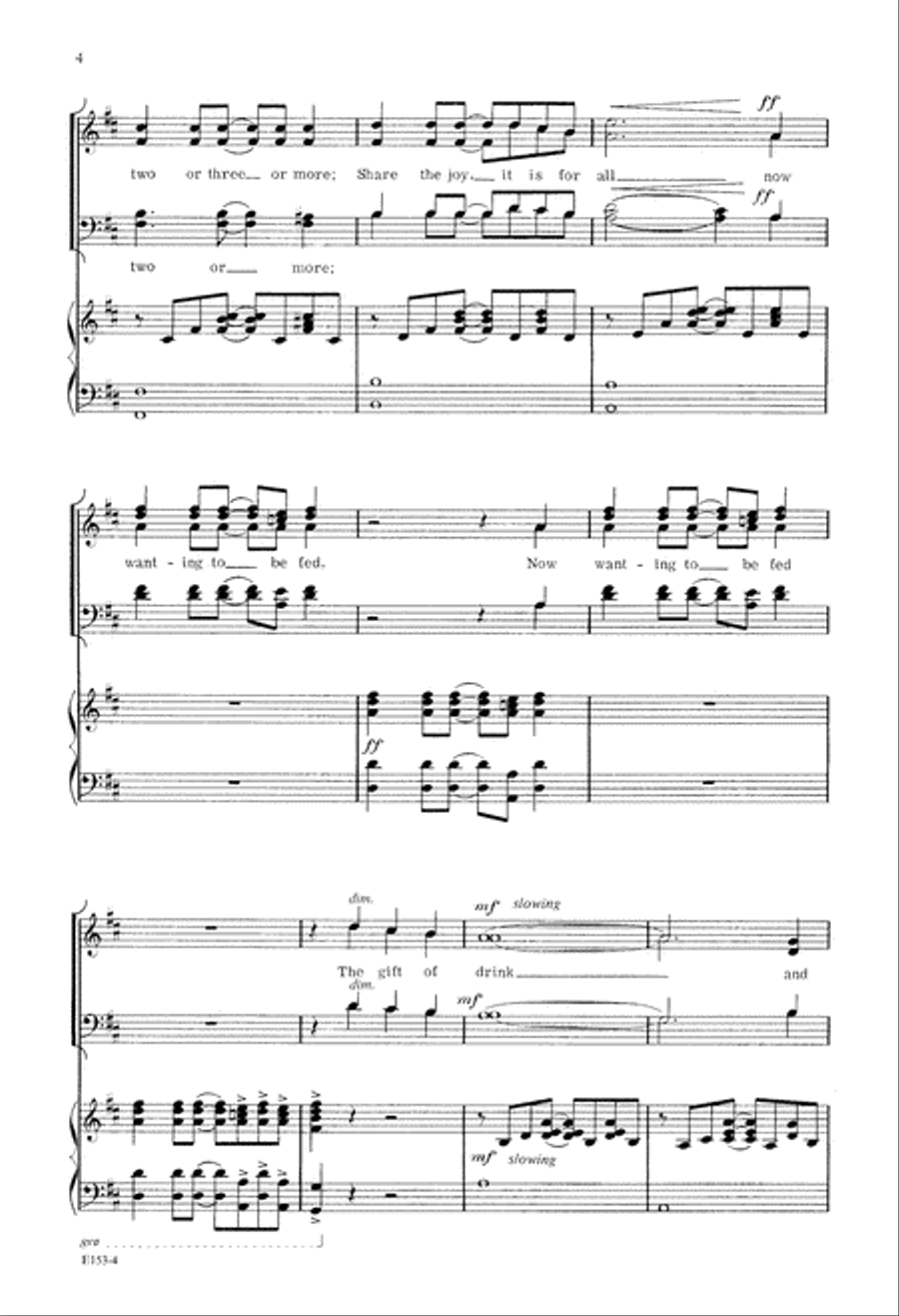 Break And Share It (Digital Download) 4-Part scores gallery preview page 4
