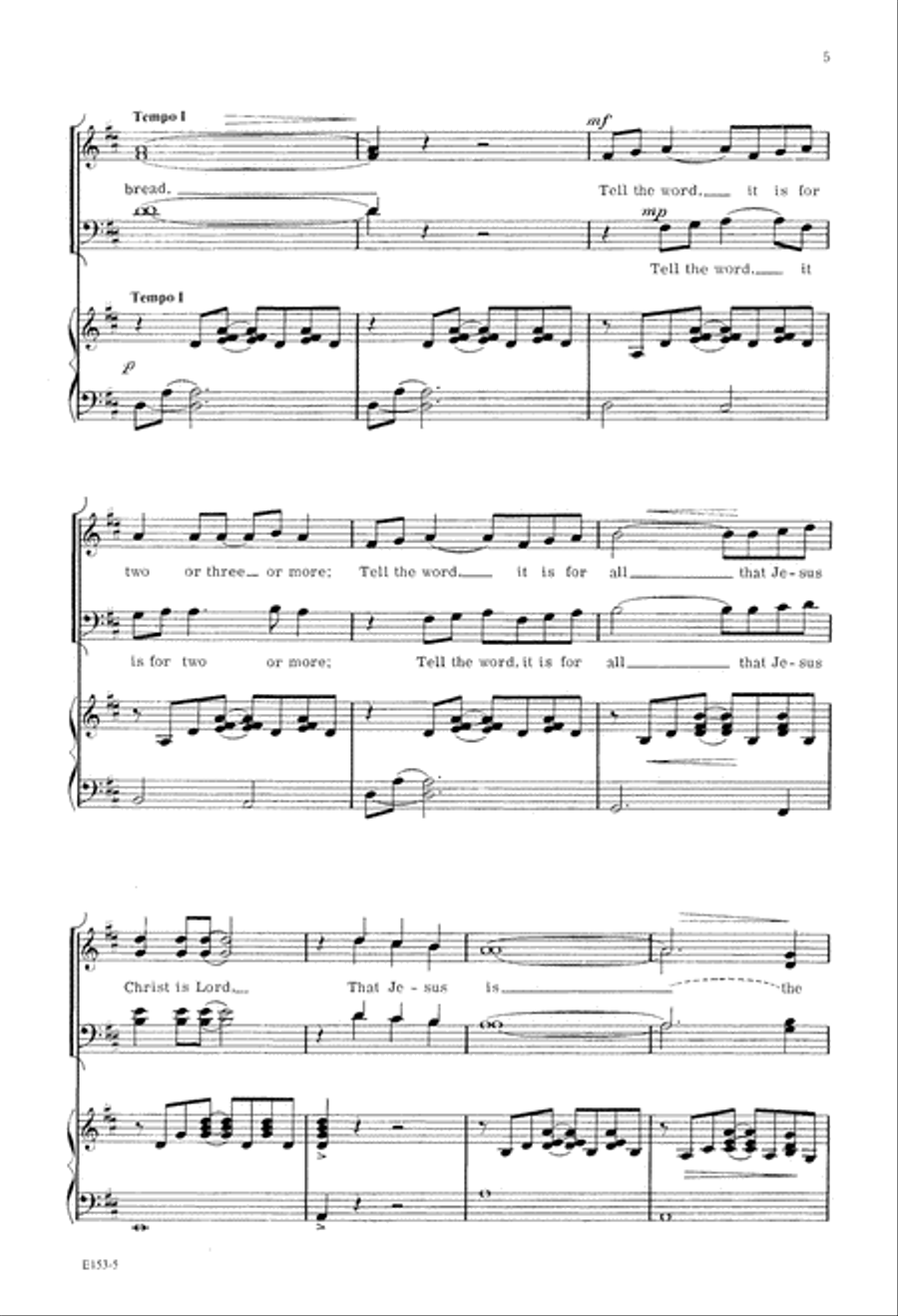 Break And Share It (Digital Download) 4-Part scores gallery preview page 5