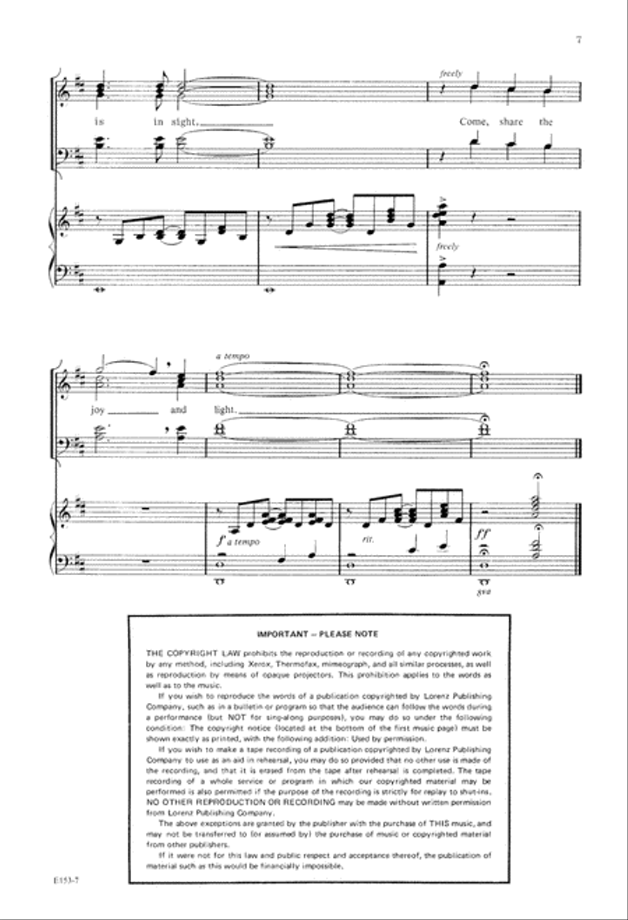 Break And Share It (Digital Download) 4-Part scores gallery preview page 7