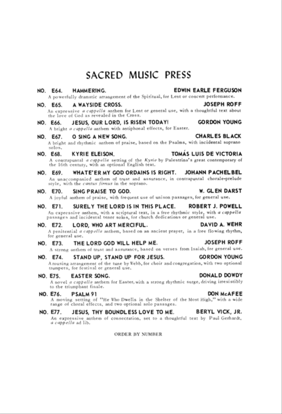 Whate'er My God Ordains is Right (Digital Download) 4-Part scores gallery preview page 12