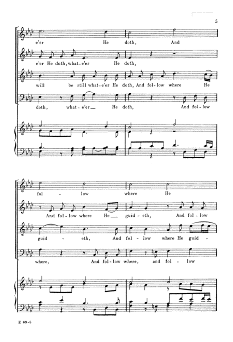Whate'er My God Ordains is Right (Digital Download) 4-Part scores gallery preview page 7