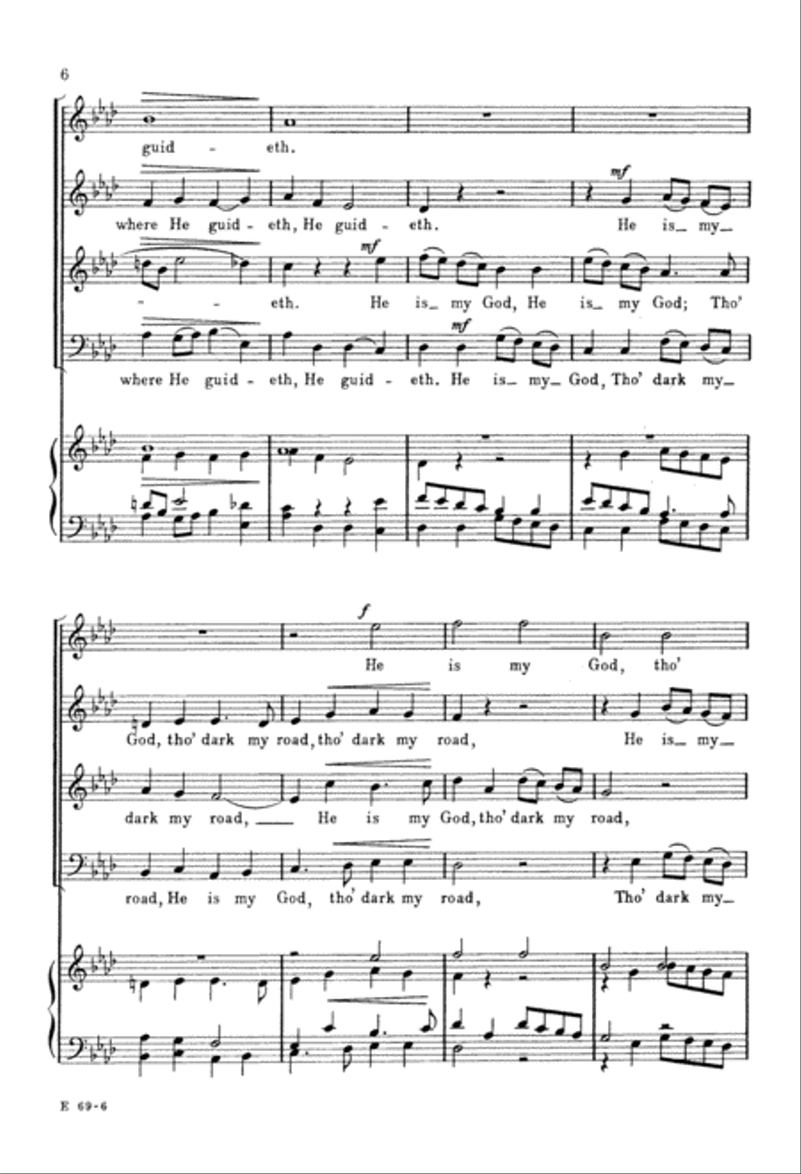 Whate'er My God Ordains is Right (Digital Download) 4-Part scores gallery preview page 8