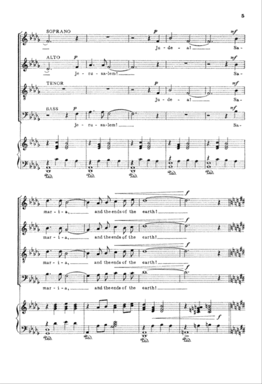 Ye Shall Be Witnesses (Digital Download) 4-Part scores gallery preview page 5