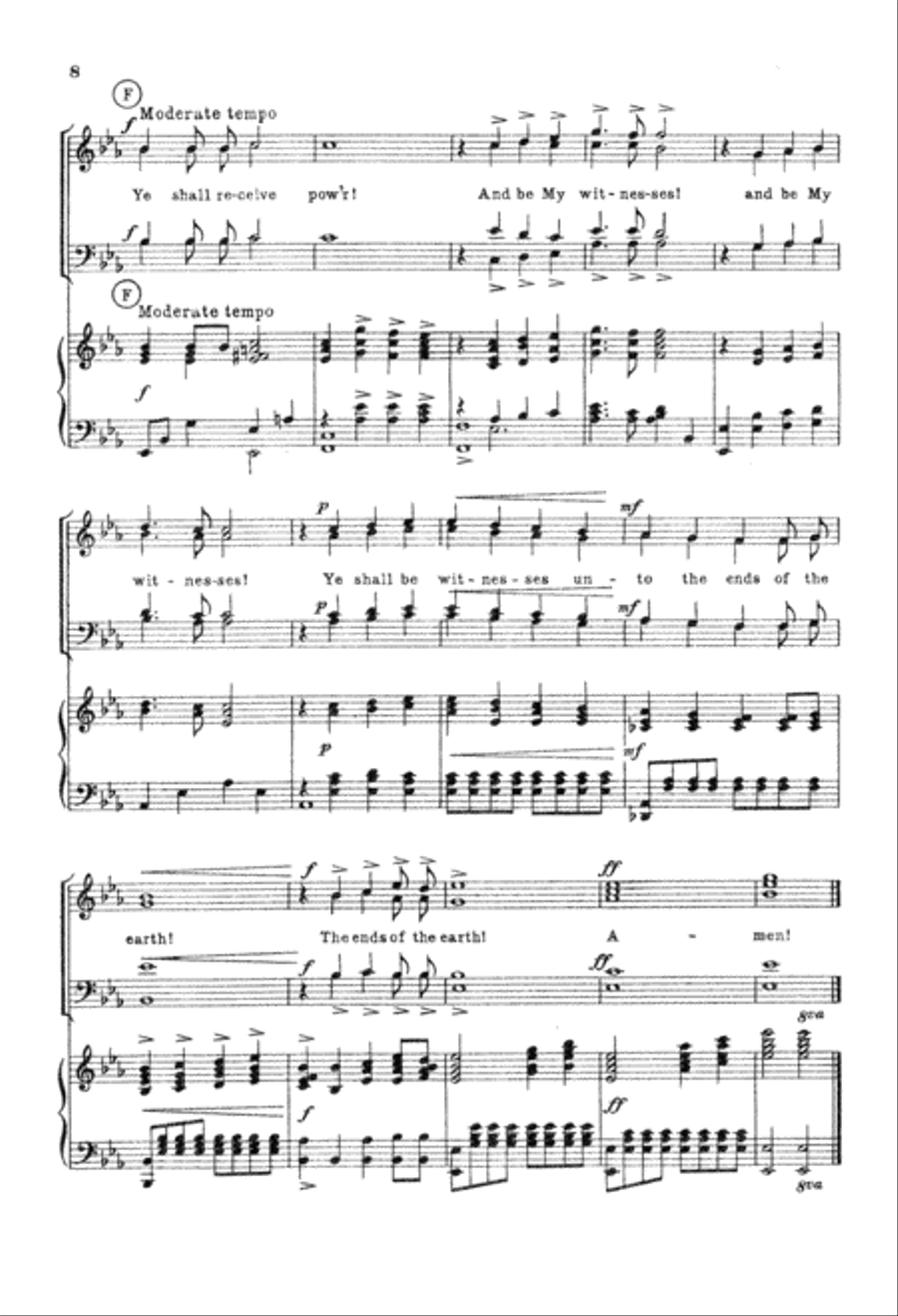 Ye Shall Be Witnesses (Digital Download) 4-Part scores gallery preview page 8