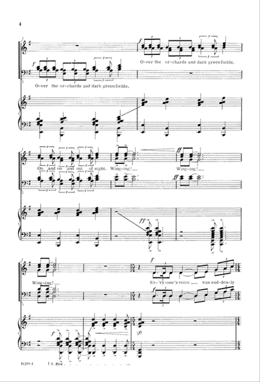 Everyone Suddenly Burst Out Singing! (Digital Download) 4-Part scores gallery preview page 4