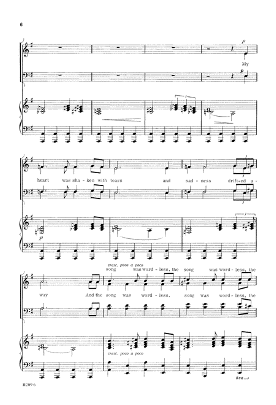 Everyone Suddenly Burst Out Singing! (Digital Download) 4-Part scores gallery preview page 6