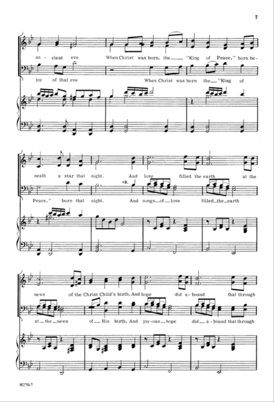 Born 'Neath a Star (Digital Download) 4-Part scores gallery preview page 7