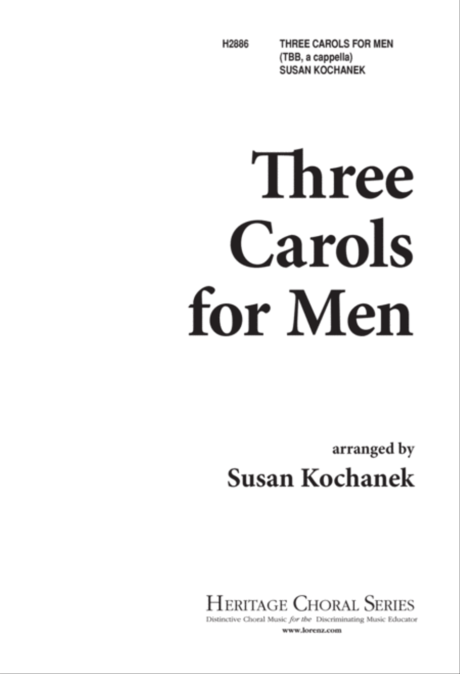 Three Carols for Men (Digital Download) TTB scores gallery preview page 1