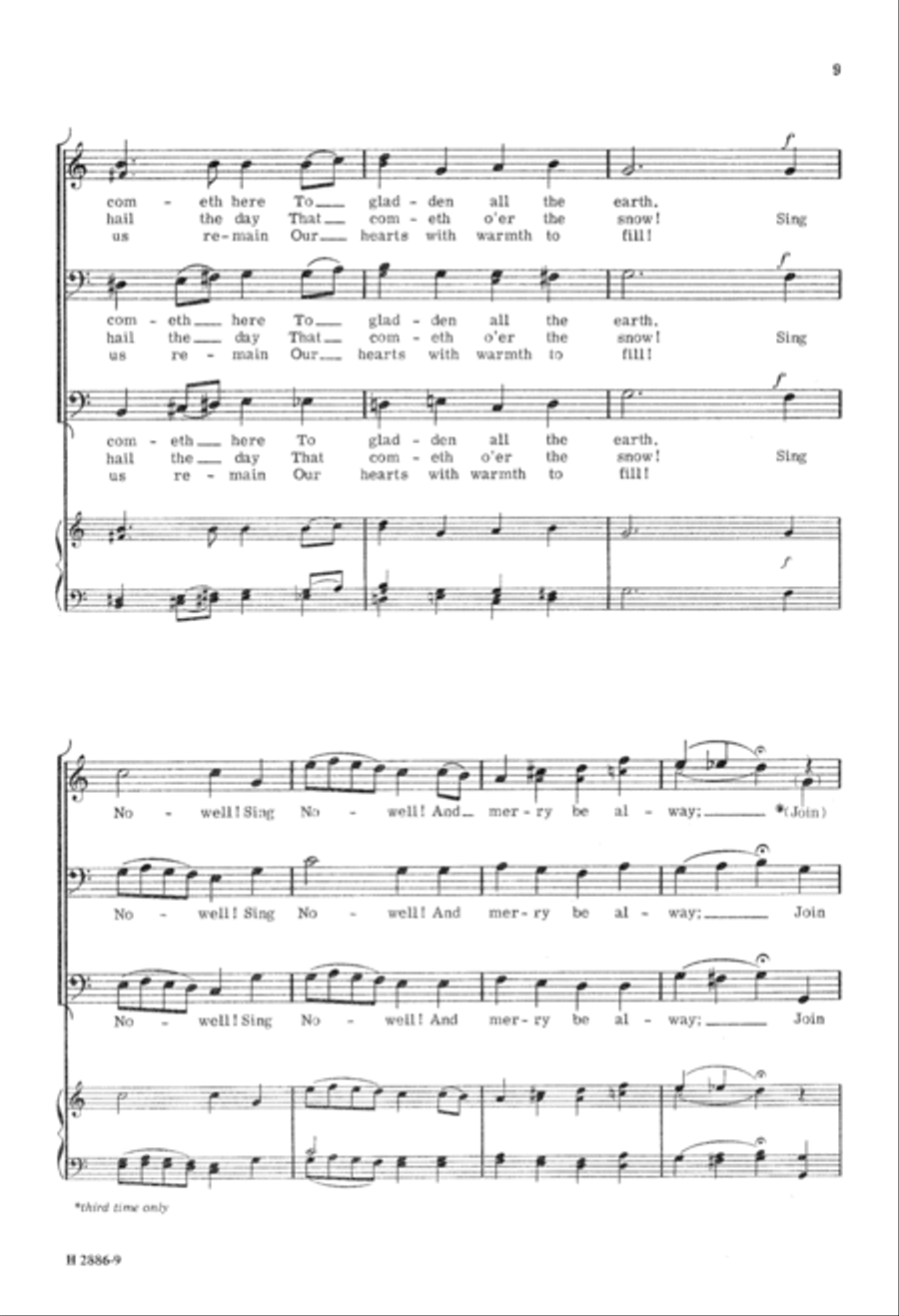 Three Carols for Men (Digital Download) TTB scores gallery preview page 9