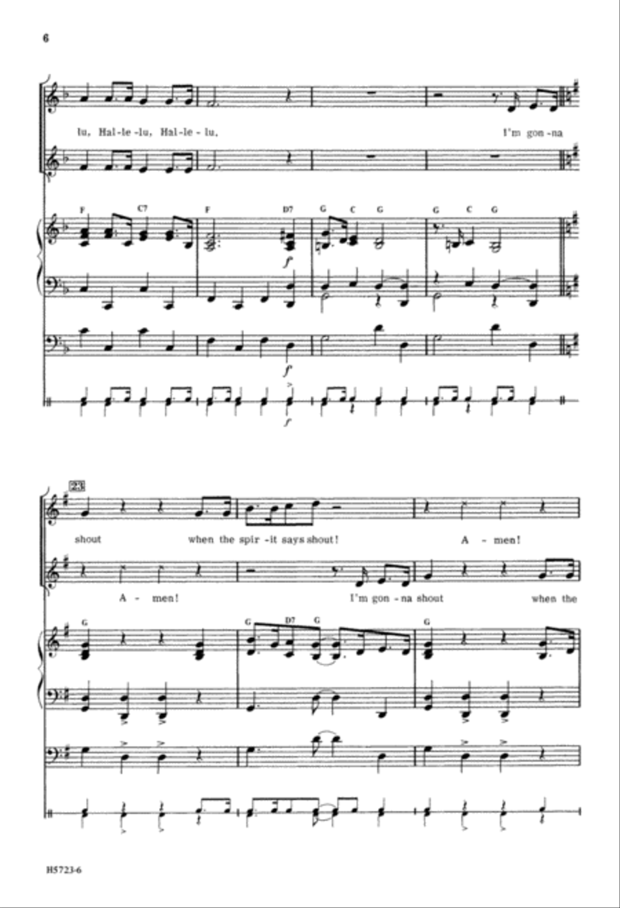 Sing and Shout Sing and Shout 2-Part scores gallery preview page 6