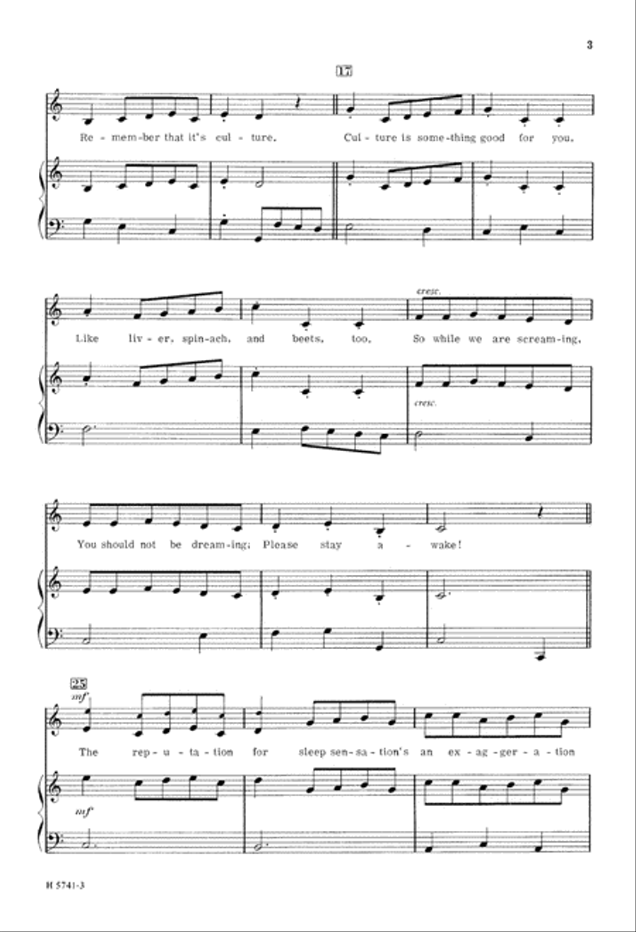 The Not So Boring Minuet (Digital Download) Unison Choir scores gallery preview page 3