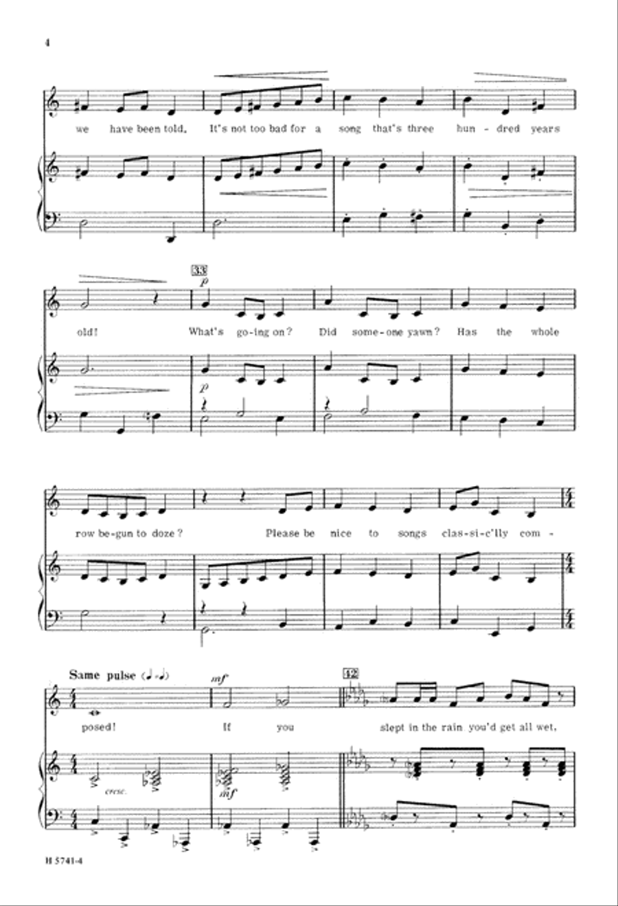 The Not So Boring Minuet (Digital Download) Unison Choir scores gallery preview page 4