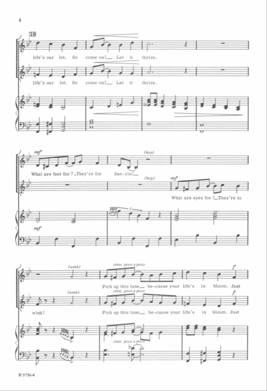 What Are Grins For? (Digital Download) 2-Part scores gallery preview page 4