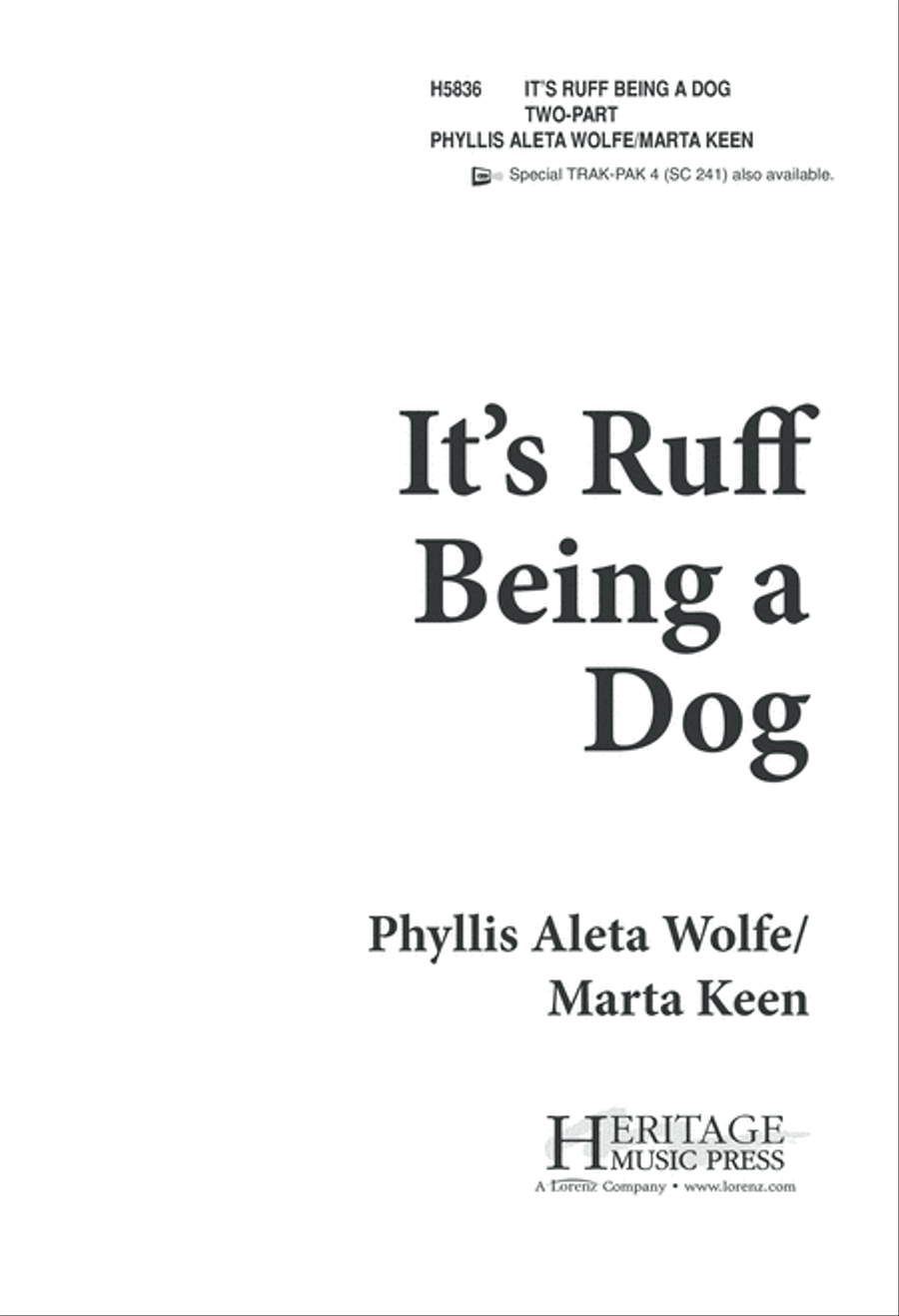 It's Ruff Being a Dog (Digital Download) 2-Part scores gallery preview page 1