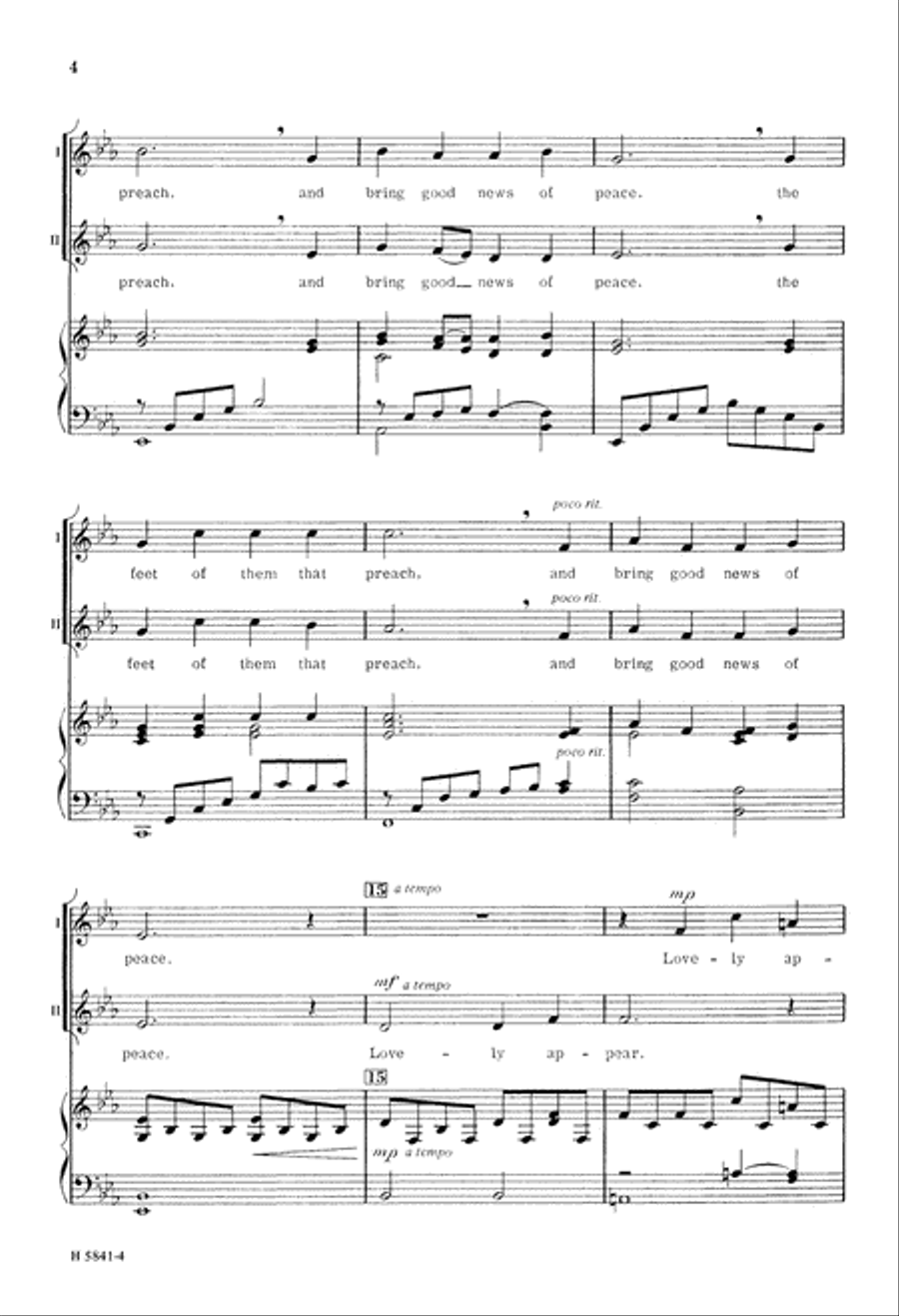 Lovely Appear (Digital Download) 2-Part scores gallery preview page 4
