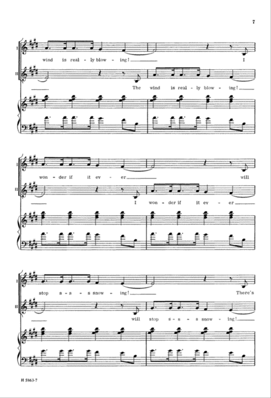 Hot Cup of Cocoa (Digital Download) 2-Part scores gallery preview page 7