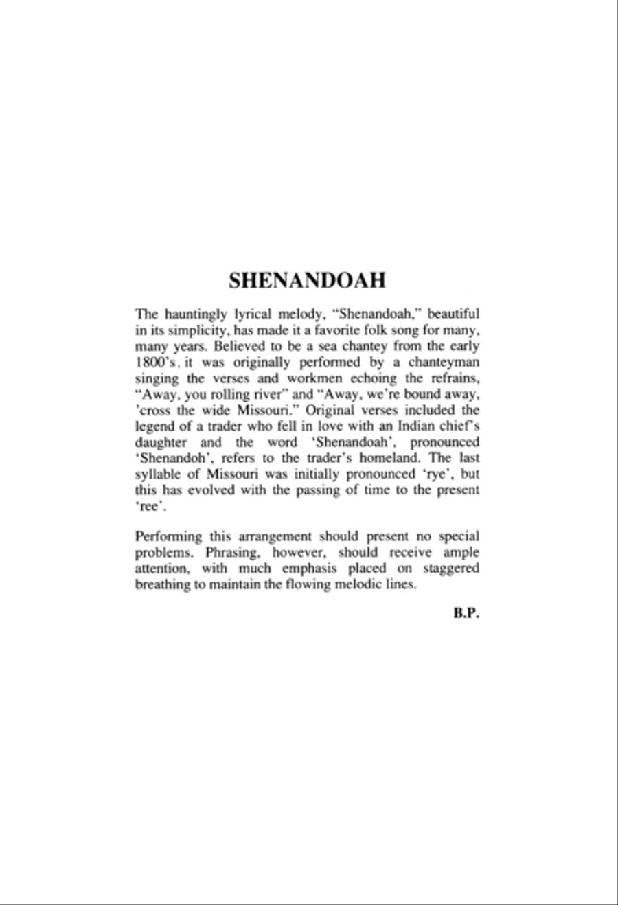 Shenandoah (Digital Download) 2-Part scores gallery preview page 2