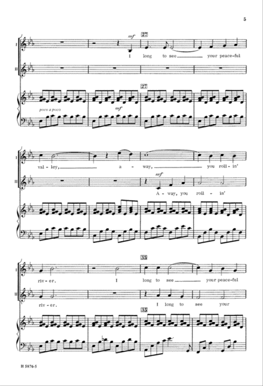 Shenandoah (Digital Download) 2-Part scores gallery preview page 5