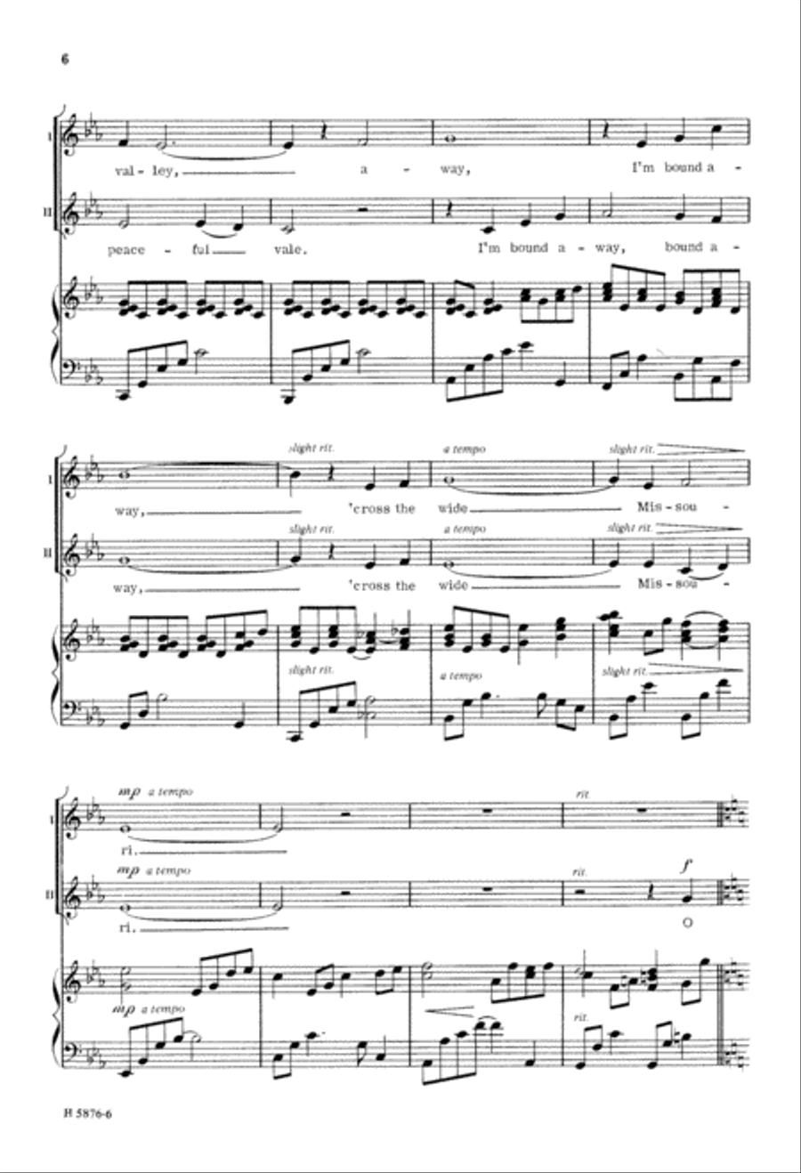 Shenandoah (Digital Download) 2-Part scores gallery preview page 6