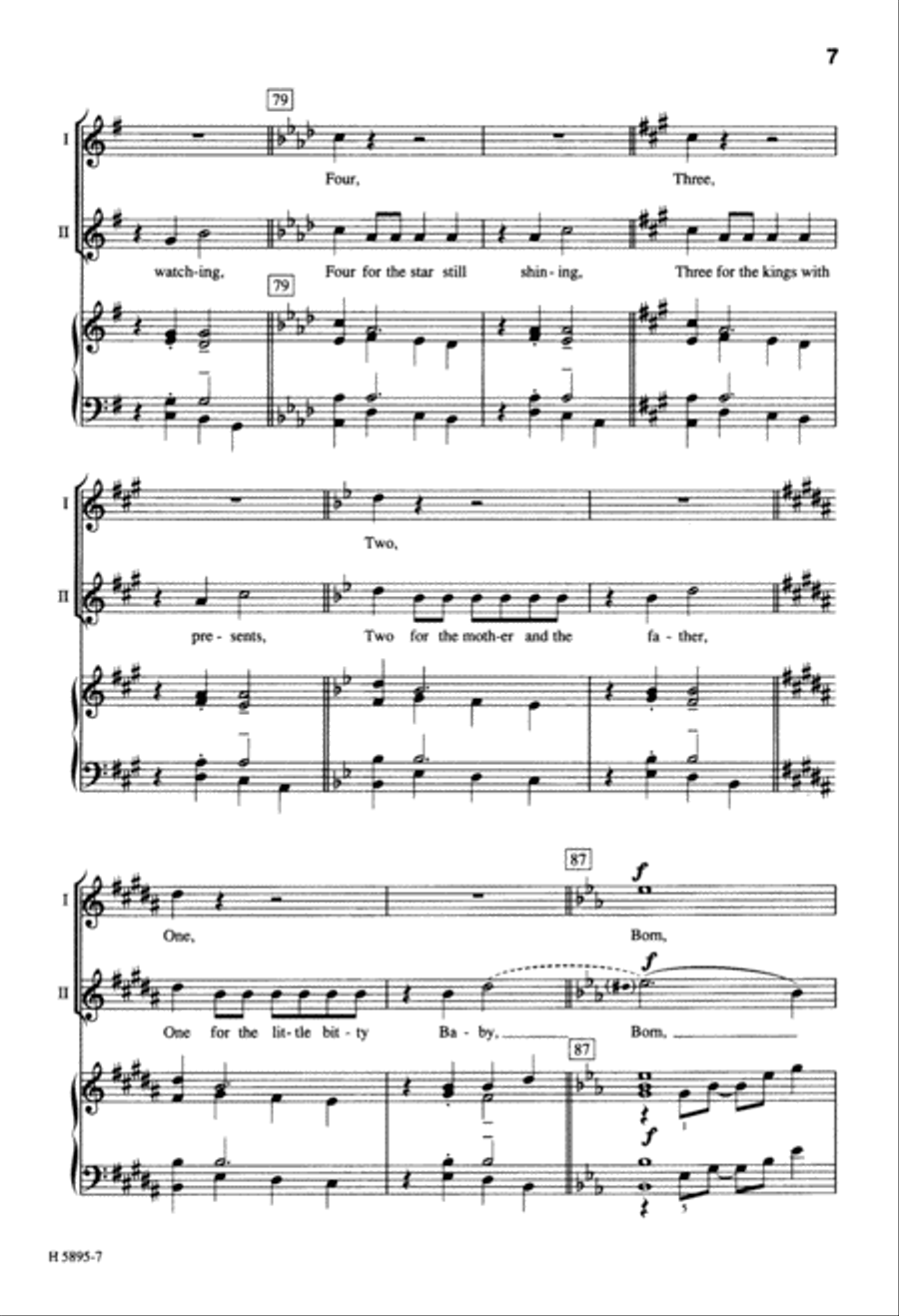 Children, Go Where I Send Thee (Digital Download) 2-Part scores gallery preview page 7