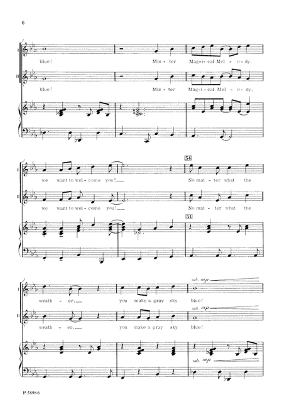 Mister Magical Melody (Digital Download) 2-Part scores gallery preview page 6