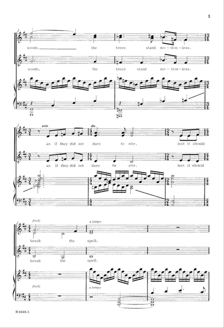 In the Woods (Digital Download) SSA scores gallery preview page 3