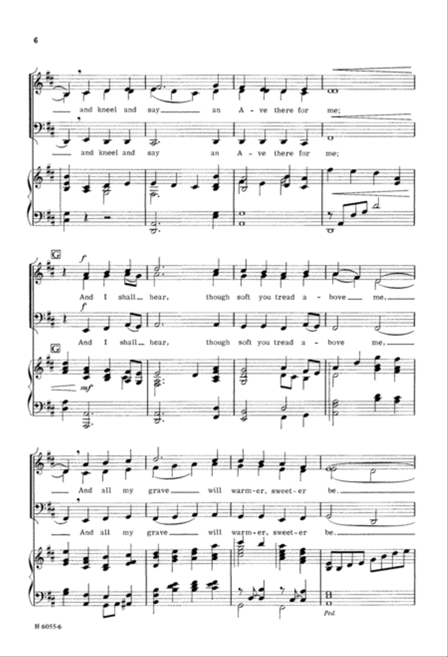 Danny Boy (Digital Download) SSA scores gallery preview page 6